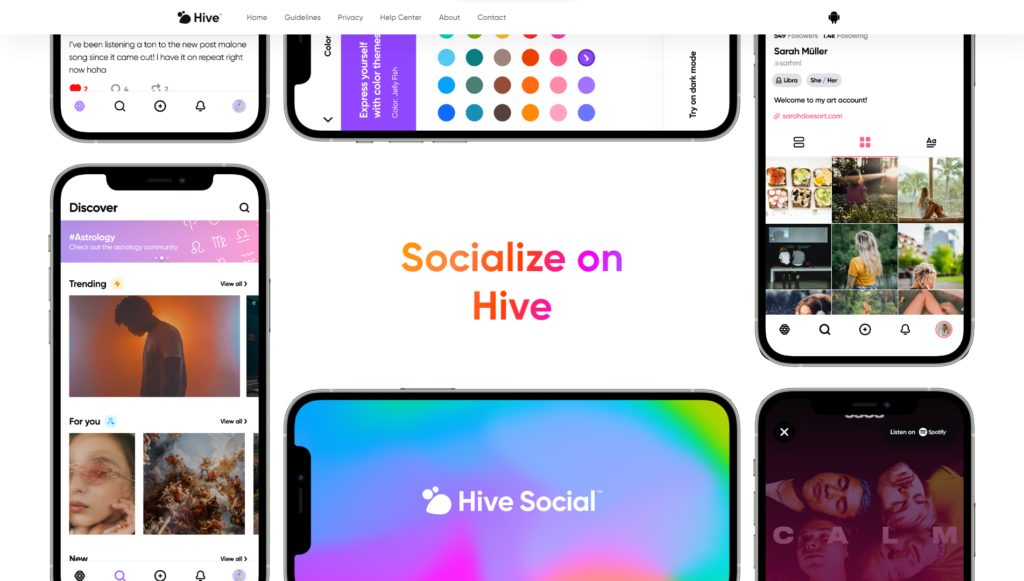 Hive Socialmedia Website