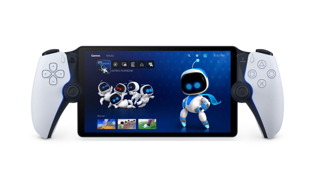 PlayStation Portal handheld device streaming PS5 games
